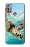 Motorola Moto G30 Hard Case Ocean Sea Turtle