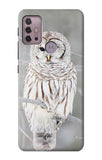 Motorola Moto G30 Hard Case Snowy Owl White Owl