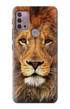 Motorola Moto G30 Hard Case Lion King of Beasts