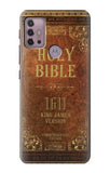 Motorola Moto G30 Hard Case Holy Bible 1611 King James Version