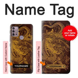 Motorola Moto G30 Hard Case Chinese Dragon with custom name