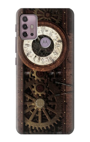 Motorola Moto G30 Hard Case Steampunk Clock Gears
