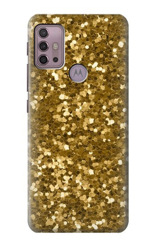 Motorola Moto G30 Hard Case Gold Glitter Graphic Print
