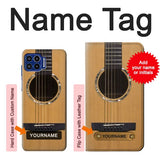 Motorola One 5G Hard Case Acoustic Guitar with custom name