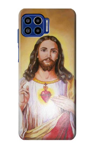 Motorola One 5G Hard Case Jesus