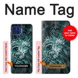 Motorola One 5G Hard Case Digital Chinese Dragon with custom name