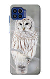 Motorola One 5G Hard Case Snowy Owl White Owl