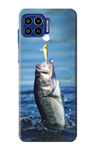 Motorola One 5G Hard Case Bass Fishing