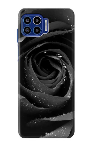Motorola One 5G Hard Case Black Rose