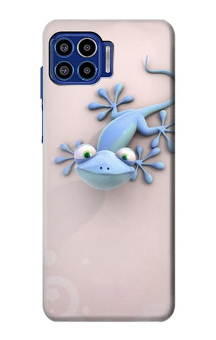 Motorola One 5G Hard Case Funny Gecko Lizard