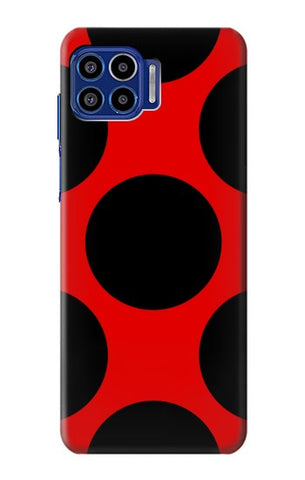 Motorola One 5G Hard Case Lady bug Dot Pattern