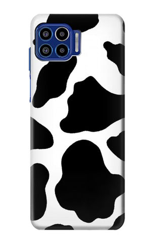 Motorola One 5G Hard Case Seamless Cow Pattern