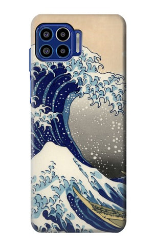 Motorola One 5G Hard Case Katsushika Hokusai The Great Wave off Kanagawa