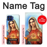 Motorola One 5G Hard Case The Virgin Mary Santa Maria with custom name