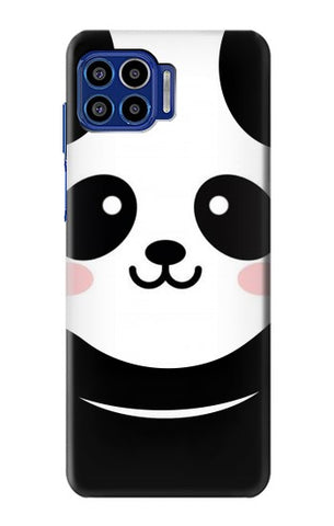 Motorola One 5G Hard Case Cute Panda Cartoon