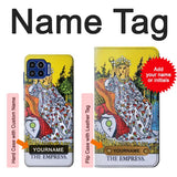 Motorola One 5G Hard Case Tarot Card The Empress with custom name