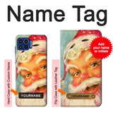 Motorola One 5G Hard Case Christmas Vintage Santa with custom name