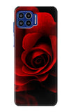 Motorola One 5G Hard Case Red Rose