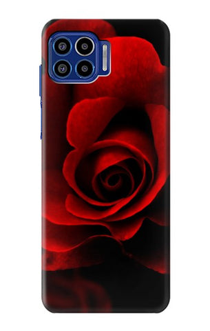 Motorola One 5G Hard Case Red Rose