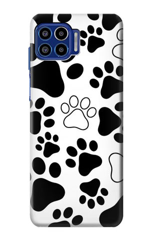 Motorola One 5G Hard Case Dog Paw Prints