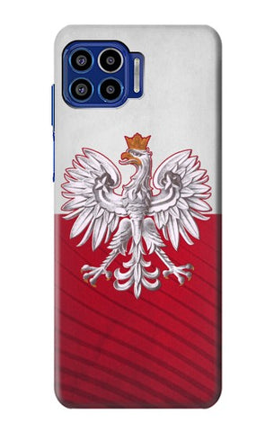 Motorola One 5G Hard Case Poland Football Flag