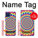 Motorola One 5G Hard Case Colorful Psychedelic with custom name