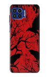 Motorola One 5G Hard Case Crow Black Tree