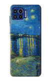 Motorola One 5G Hard Case Van Gogh Starry Night Over Rhone