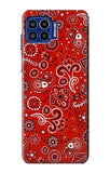 Motorola One 5G Hard Case Red Bandana