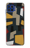 Motorola One 5G Hard Case Abstract Fabric Texture