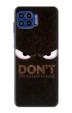 Motorola One 5G Hard Case Do Not Touch My Phone