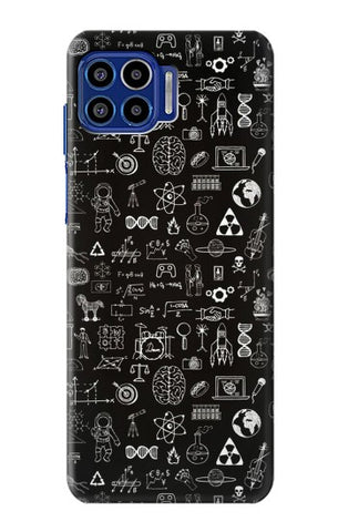 Motorola One 5G Hard Case Blackboard Science