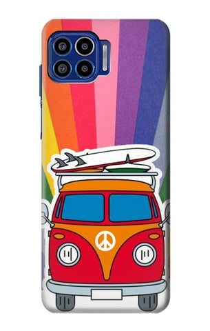 Motorola One 5G Hard Case Hippie Van