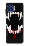 Motorola One 5G Hard Case Vampire Teeth Bloodstain