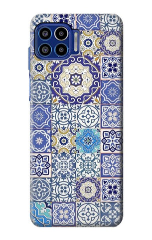 Motorola One 5G Hard Case Moroccan Mosaic Pattern