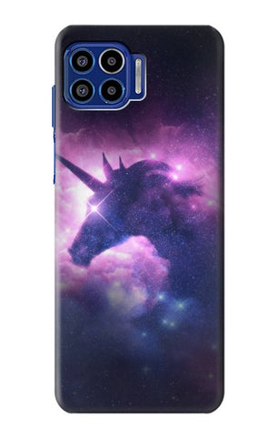 Motorola One 5G Hard Case Unicorn Galaxy