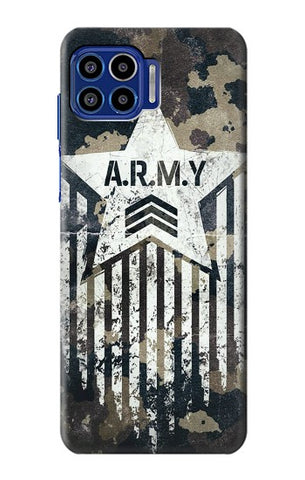 Motorola One 5G Hard Case Army Camo Camouflage