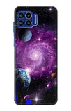 Motorola One 5G Hard Case Galaxy Outer Space Planet