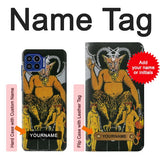Motorola One 5G Hard Case Tarot Card The Devil with custom name