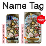 Motorola One 5G Hard Case Vase of Flowers with custom name