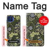 Motorola One 5G Hard Case William Morris with custom name