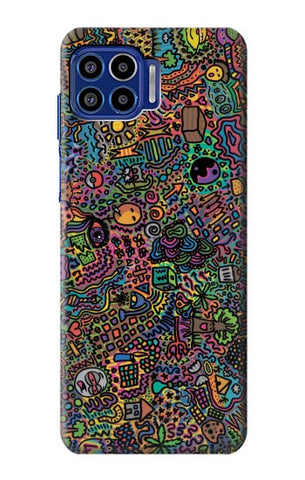 Motorola One 5G Hard Case Psychedelic Art