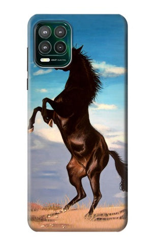 Motorola Moto G Stylus 5G Hard Case Wild Black Horse