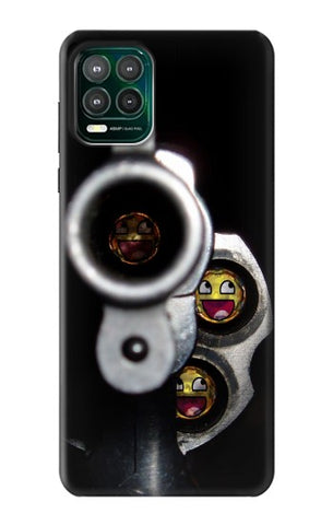 Motorola Moto G Stylus 5G Hard Case Smile Bullet Gun