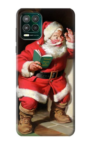 Motorola Moto G Stylus 5G Hard Case Santa Claus Merry Xmas