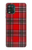 Motorola Moto G Stylus 5G Hard Case Tartan Red Pattern