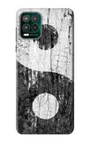 Motorola Moto G Stylus 5G Hard Case Yin Yang Wood