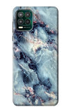 Motorola Moto G Stylus 5G Hard Case Blue Marble Texture