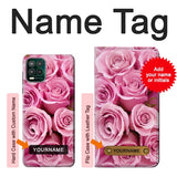 Motorola Moto G Stylus 5G Hard Case Pink Rose with custom name