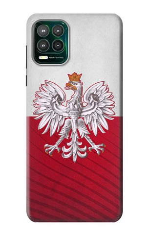 Motorola Moto G Stylus 5G Hard Case Poland Football Flag